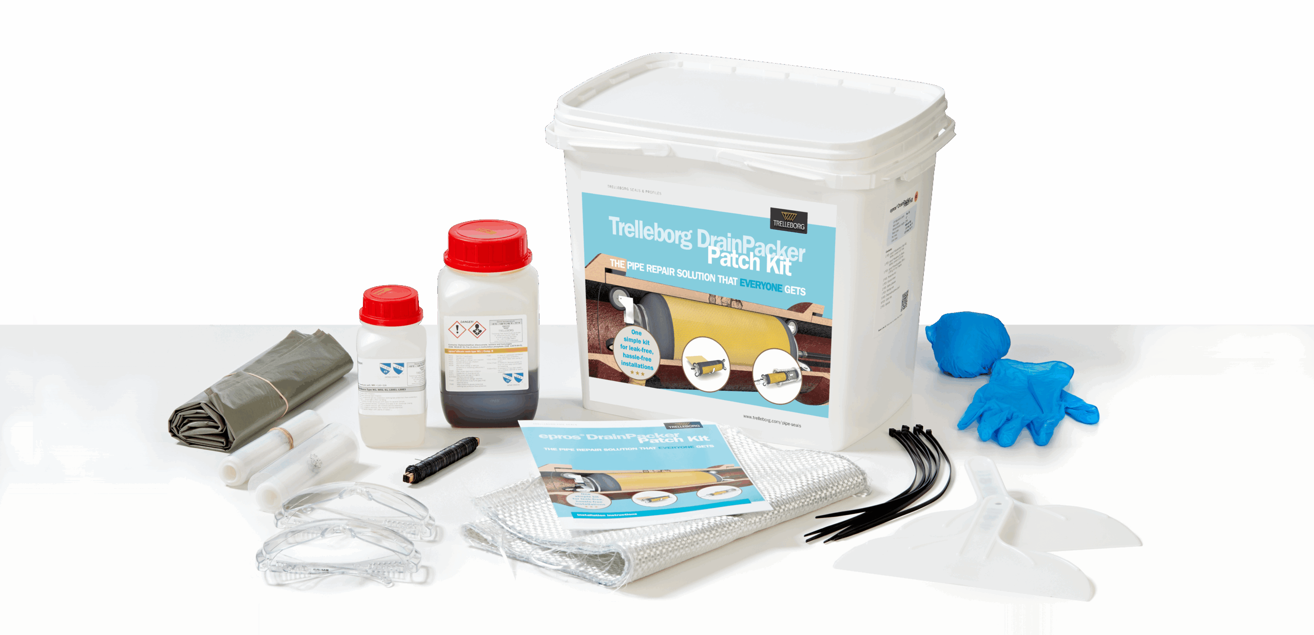 Trelleborg Drain Packer Patch Kit